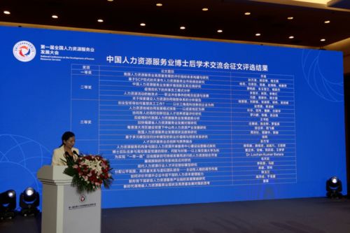 中國人力資源服務業博士后學術交流會在渝舉行